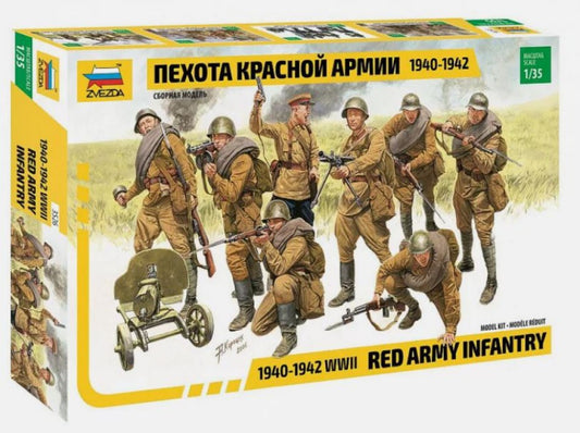 Zvezda - RED ARMY INFANTRY KIT 1:35 - Cod. Z3526