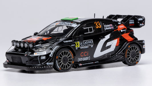 Ixo Model - TOYOTA GR YARIS N.33 RALLY1 MONTE CARLO 2025 EVANS-MARTIN 1:43 - Cod. RAM972B