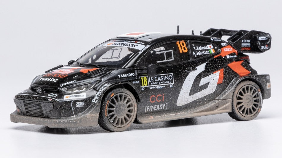 Ixo Model - TOYOTA GR YARIS N.18 RALLY1 MONTE CARLO 2025 KATSUTA-JOHNSTON 1:43 - Cod. RAM972E
