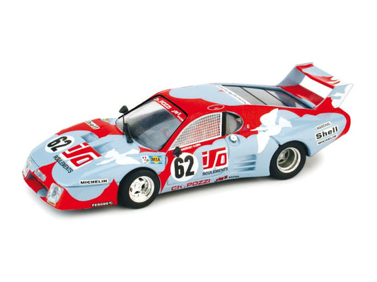 Brumm - FERRARI 512 BB SCUDERIA POZZI LM 1979 (DECALS x N.62 E 63) 1:43 - Cod. BMK002