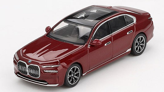 Mini Gt - BMW I7 XDRIVE 60 2023 AVENTURIN RED 1:64 - Cod. MGT00952