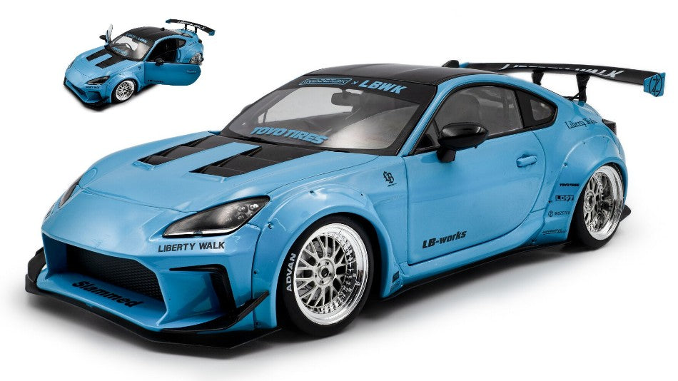 Solido - TOYOTA GR86 LBWK BODY KIT COUPE 2024 BABY BLUE 1:18 - Cod. SL1813601