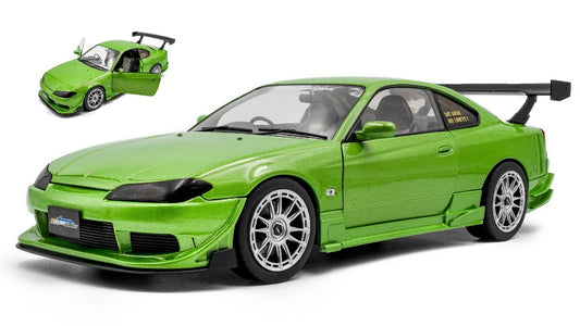 Solido - NISSAN SILVIA (S15) COUPE SPEC-R AERO 1999 MET.GREEN 1:18 - Cod. SL1812203