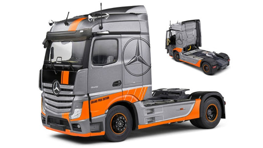 Solido - MERCEDES ACTROS TRUCK 2 ASSI GRAN PRIX EDITION 2019 SILVER 1:24 - Cod. SL2400202