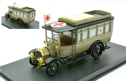 Rio - FIAT 15 TER AMBULANZA CROCE ROSSA ITALIANA 1:43 - Cod. RI4761