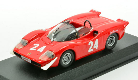 Best Model - FIAT ABARTH 2000 S N.24 PAUL RICARDS 1968 ERIS TONDELLI 1:43 - Cod. BT9873