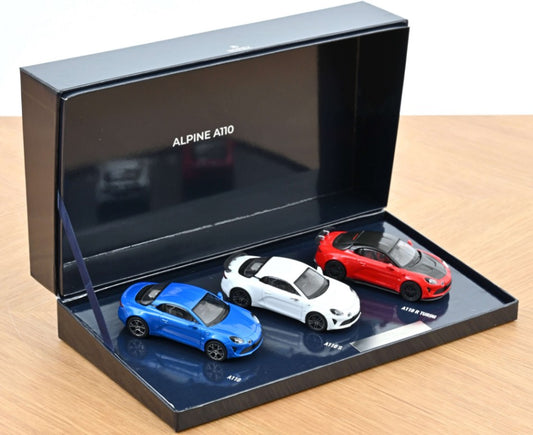 Norev - GIFT BOX ALPINE A110 2025 FRENCH FLAG COLORS 1:43 - Cod. NV517882