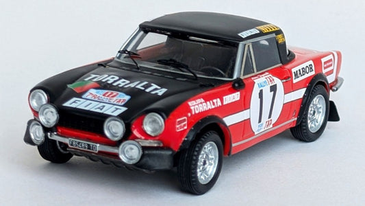Trofeu - FIAT 124 SPORT SPIDER 1600 TAP RALLY 1973 FIGUEIREDO-BARATA 1:43 - Cod. TFDSN308