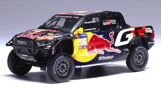 Ixo Model - TOYOTA GR DKR HILUX EVO T1U N.206 RALLY DAKAR 2024 MORAES-MONLEON 1:43 - Cod. RAM931SP-A