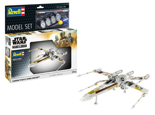 Revell - CARSON TEVA'S X-WING FIGHTER: THE MANDALORI MODEL SET KIT 1:57 - Cod. RV66790