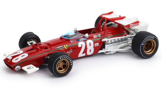 Brumm - FERRARI 312 B IGNAZIO GIUNTI 1970 N.28 4th BELGIUM GP 1:43 - Cod. BM0444B