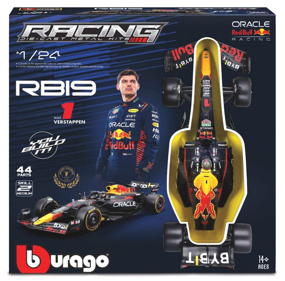 Burago - RED BULL RB19 N.1 MAX VERSTAPPEN 2023 KIT 1:24 - Cod. BU28501
