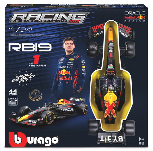 Burago - RED BULL RB19 N.1 MAX VERSTAPPEN 2023 KIT 1:24 - Cod. BU28501