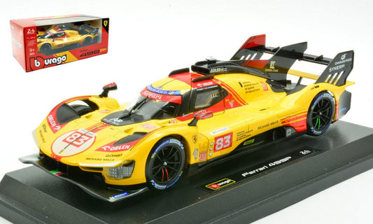 Burago - FERRARI 499P N.83 LE MANS 2024 KUBICA-YIFEI-SCARCMAN 1:24 - Cod. BU26313