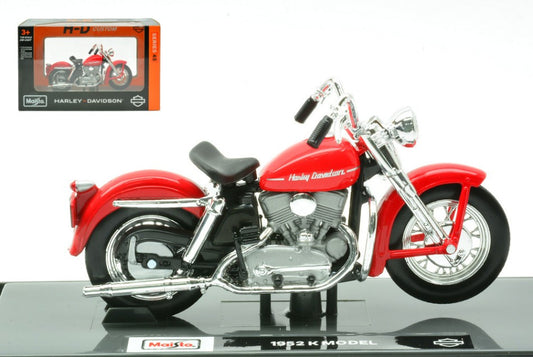 Maisto - HARLEY DAVIDSON K MODEL 1952 RED 1:18 - Cod. MI24911