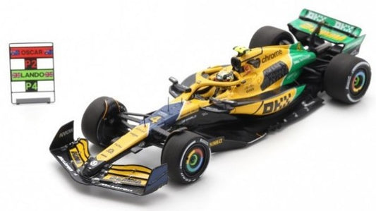 Spark Model - MC LAREN MCL38 N.4 4th MONACO GP 2024 LANDO NORRIS 1:43 - Cod. S9538