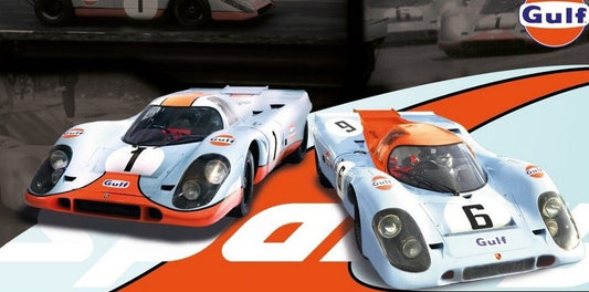 Spark Model - PORSCHE 917 GULF N.1+N.6 1:64 - Cod. YCOMBO64010