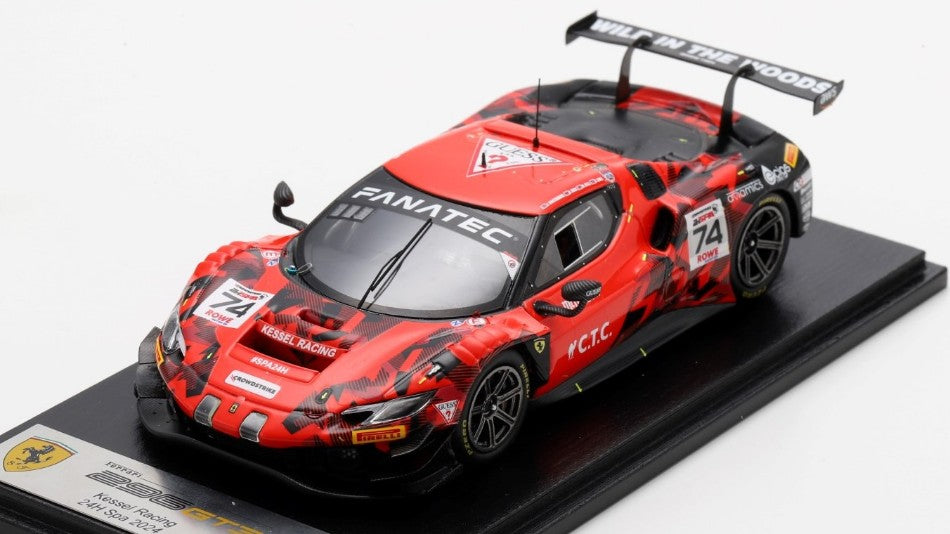 Looksmart - FERRARI 296 GT3 N.74 24H SPA HARTSHORNE-TUCK-HULL-BELL 1:43 - Cod. LSRC192