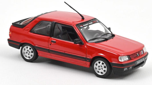 Norev - PEUGEOT 309 GTI 1987 VALLELUNGA RED WITH DECO PTS 1:43 - Cod. NV473911