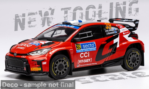 Ixo Model - TOYOTA GR YARIS N.39 RALLY2 FINLAND 2024 LATVALA-HANNINEN 1:43 - Cod. RAM955