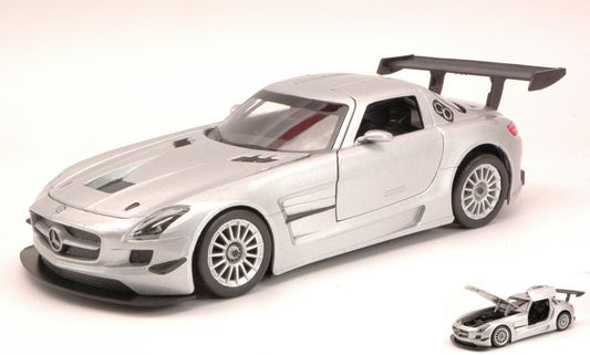 Motormax - MERCEDES SLS AMG GT3 SILVER 1:24 - Cod. MTM73356S