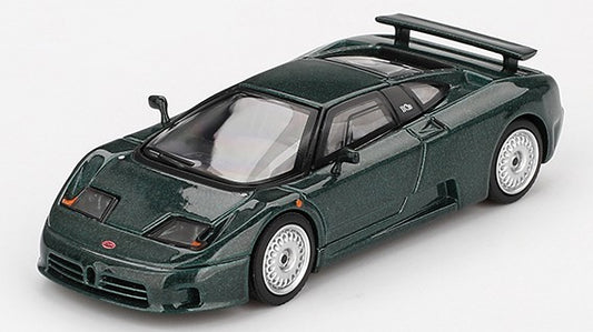 Mini Gt - BUGATTI EB110 GT 1995 VERDE SCURO 1:64 - Cod. MGT00968