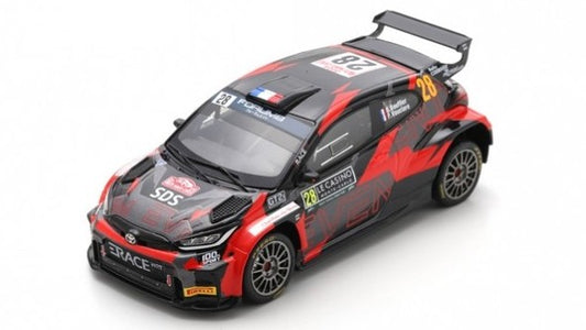 Spark Model - TOYOTA YARIS N.28 RALLY MONTE CARLO 2024 BOUFFIER-VAUCLARE 1:43 - Cod. S6863
