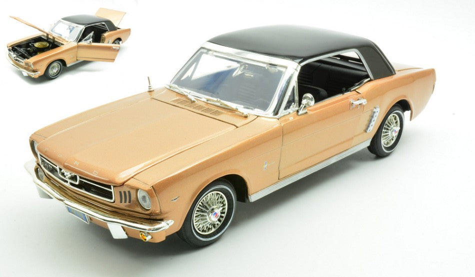 Motormax - FORD MUSTANG 1964 HARD TOP GOLD 1:18 - Cod. MTM73164GD