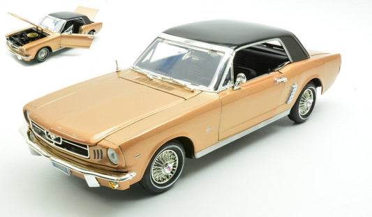 Motormax - FORD MUSTANG 1964 HARD TOP GOLD 1:18 - Cod. MTM73164GD