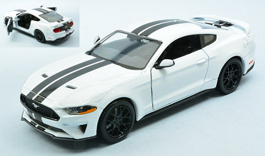 Motormax - FORD MUSTANG GT 2018 WHITE 1:24 - Cod. MTM79352W