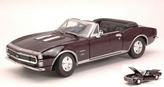 Motormax - CHEVROLET CAMARO SS 1967 DARK METALLIC PURPLE 1:24 - Cod. MTM73301PU