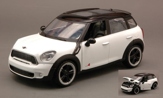 Motormax - MINI COOPER S COUNTRYMAN 2011 WHITE W/BLACK ROOF 1:24 - Cod. MTM73353WH
