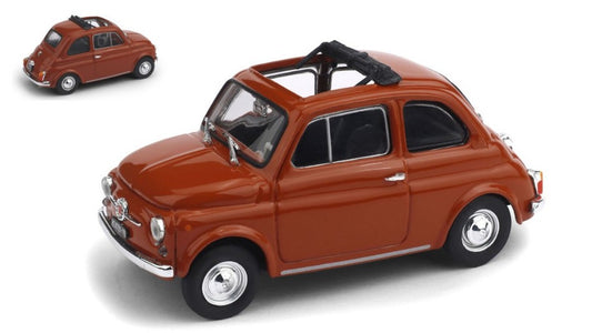Brumm - FIAT 500 F 1965-72 APERTA ROSSO CORALLO CHIARO 1:43 - Cod. BM0454-14