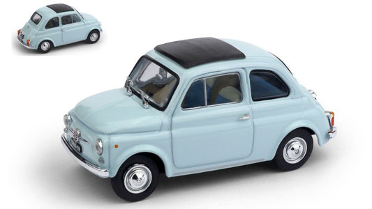 Brumm - FIAT 500F 1965-72 CHIUSA AZZURRO ACQUAMARINA 1:43 - Cod. BM0455-07