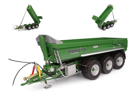 Universal Hobbies - JOSKIN DUMP TRAILER TRANS-KTP 27/65 GREEN VERSION 1:32 - Cod. UH6815