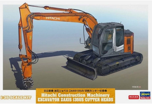 Hasegawa - HITACHI ZAXIS 135US CUTTER HEADS KIT 1:35 - Cod. HA66111
