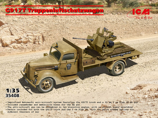 Icm - G917T TRUPPENLUFTSCHUTZWAGEN KIT 1:35 - Cod. ICM35408