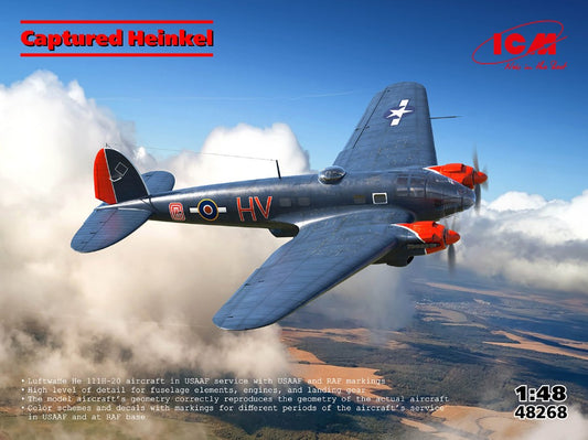 Icm - CAPTURED HEINKEL KIT 1:48 - Cod. ICM48268