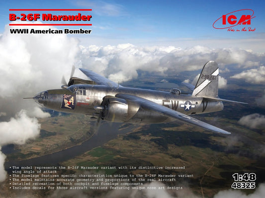 Icm - B-26F MARAUDER WWII AMERICAN BOMBER KIT 1:48 - Cod. ICM48325