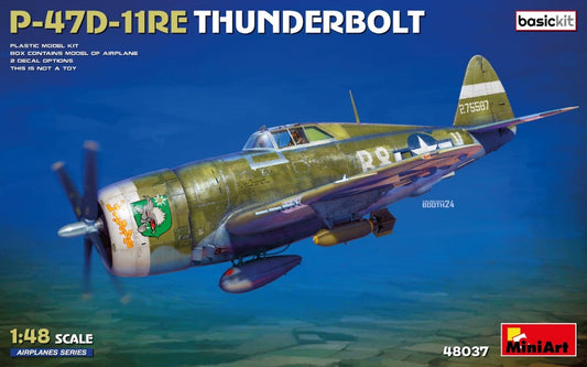 Miniart - P-47D-11RE THUNDERBOLT BASIC KIT 1:48 - Cod. MIN48037