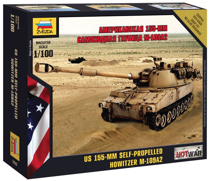 Zvezda - M-109 S.P.G. KIT 1:100 - Cod. Z7422