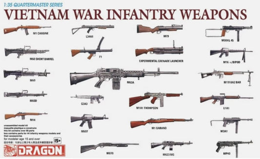 Dragon - VIETNAM WAR INFANTRY WEAPONS KIT 1:35 - Cod. D3818