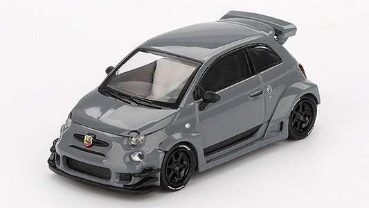 Mini Gt - FIAT ABARTH 595 LB-WORKS X ABAS WORKS 2024 GREY 1:64 - Cod. MGT00995