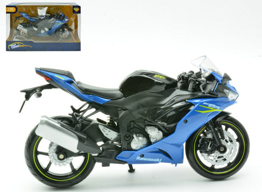 Kinsmart - KAWASAKI NINJA ZX 6R BLUE 1:12 - Cod. KT18244KBL