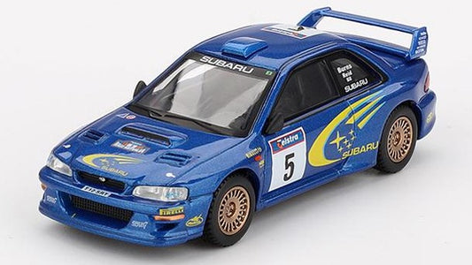 Mini Gt - SUBARU IMPREZA WRC N.5 WINN.RALLY AUSTRALIA 1995 1:64 - Cod. MGT00986