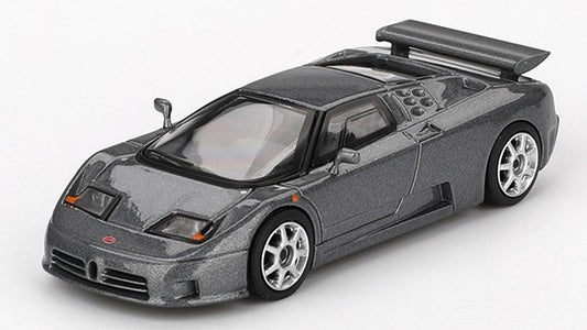 Mini Gt - BUGATTI EB110 SUPER SPORT 1995GRIGIO SCURO 1:64 - Cod. MGT01002