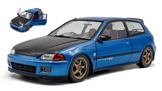 Solido - HONDA CIVIC (EG6) SOLIDO WORKS 1991 COBALT BLUE PEARL 1:18 - Cod. SL1810406