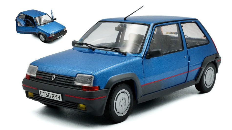 Solido - RENAULT R5 GT TURBO MK1 1985 ALPINE BLUE 1:18 - Cod. SL1810004