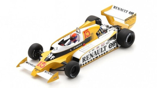 Spark Model - RENAULT RS11 JEAN-PIERRE JABOUILLE 1979 N.15 WINNER FRENCH GP 1:18 - Cod. 18S590