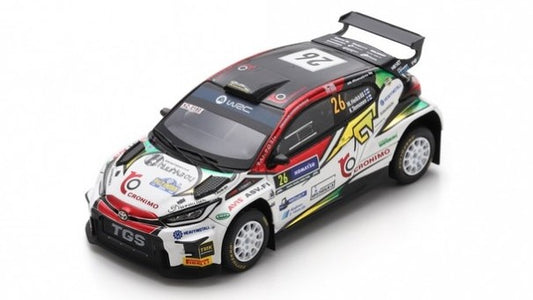 Spark Model - TOYOTA YARIS N.26 5th RALLY SWEDEN 2024 M.HEIKKILA-K.TEMONEN 1:43 - Cod. S6872